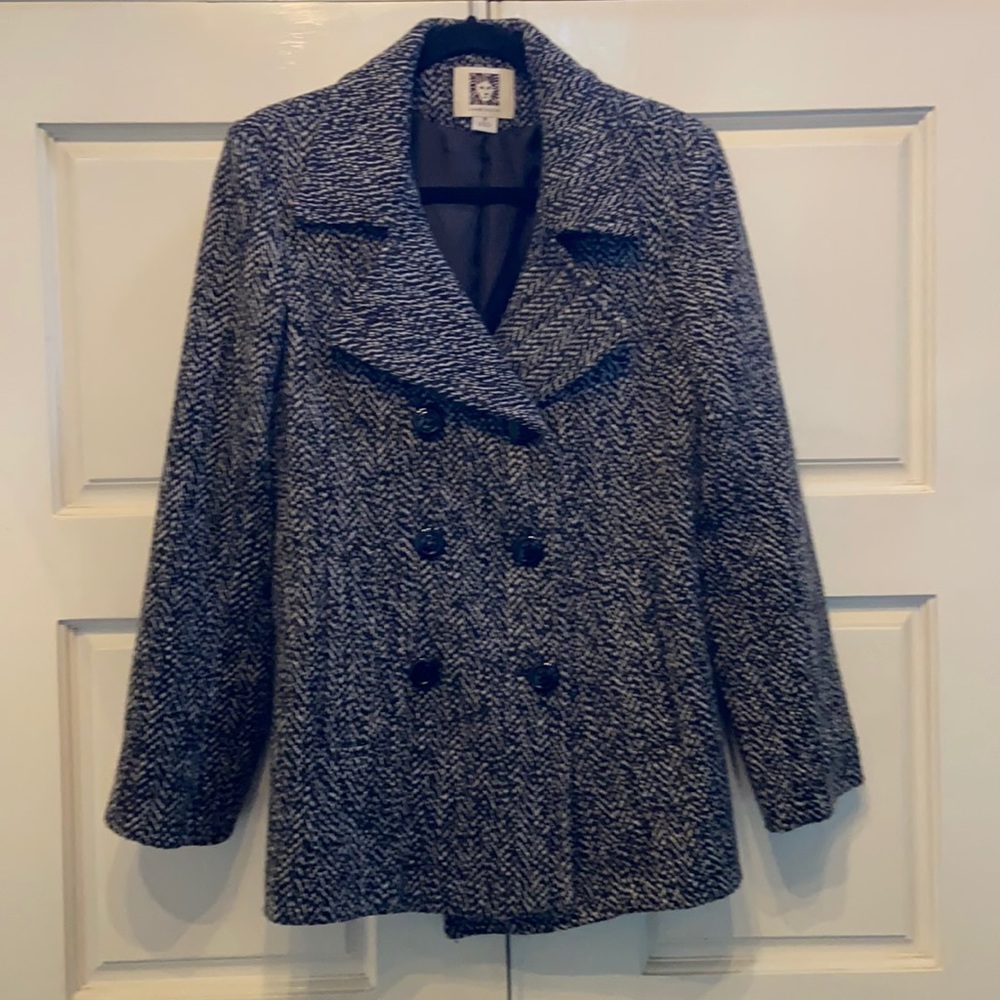 Anne Klein Tweed Coat